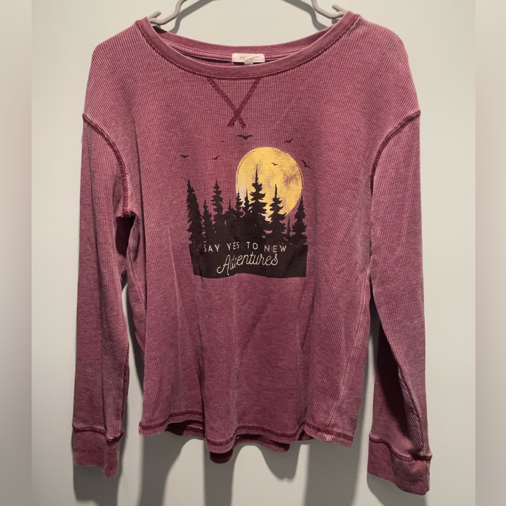 Maurices Red Adventure Top - Size M